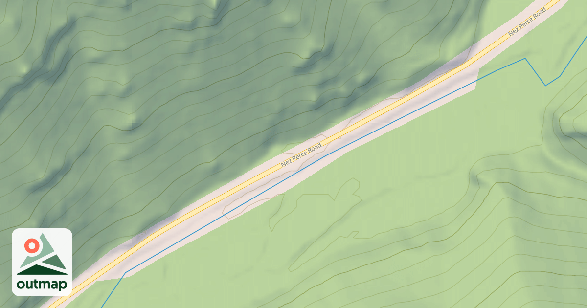 Map of (FDR) NEZ PERCE TRAIL