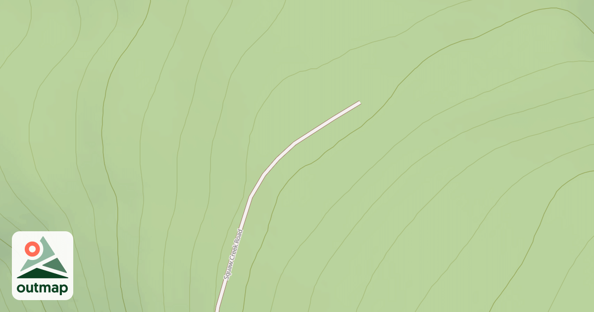 Map of BIG SERVICEBERRY CREEK