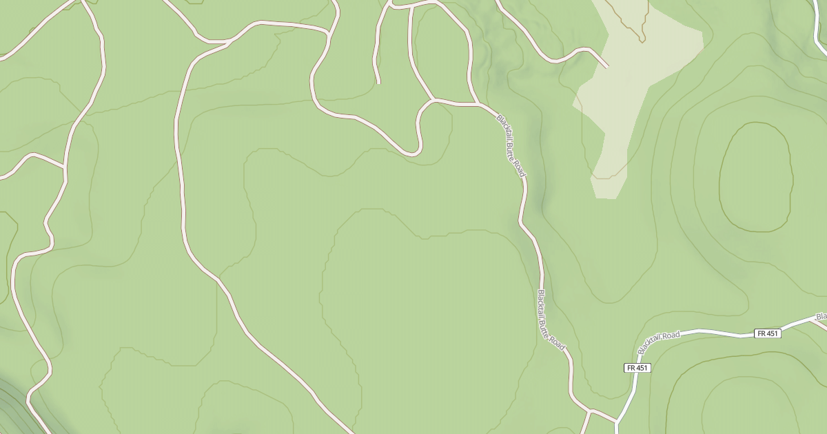 Map preview of BLACKTAIL BUTTE
