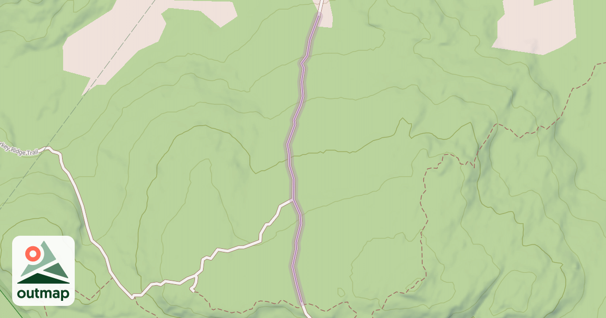 Map of Old Coal Trail
