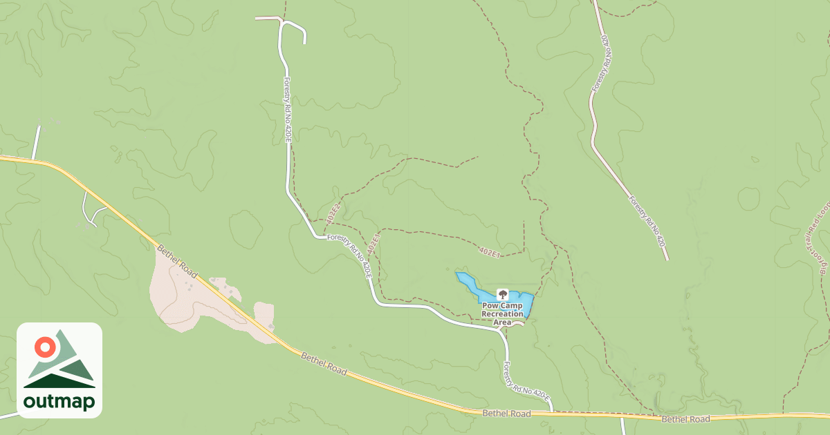 Map of POW CAMP