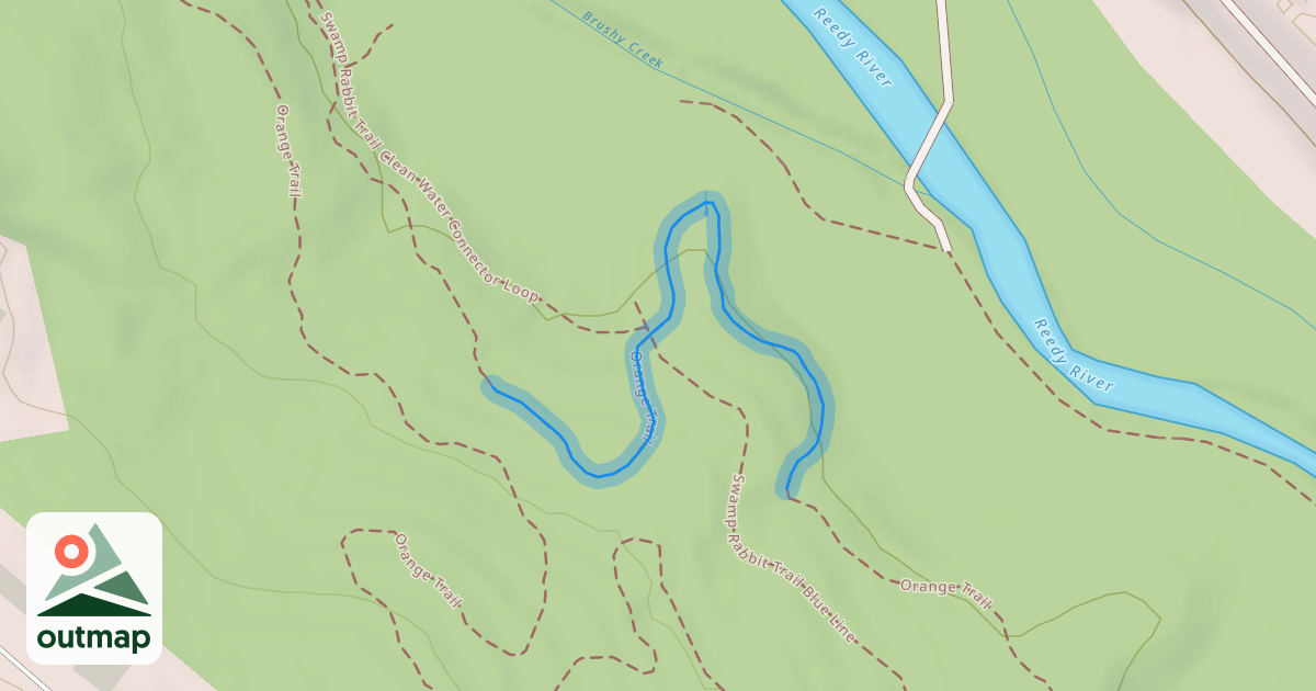 Map of Orange Trail