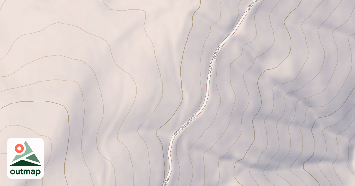 Map of DOANS PLACE