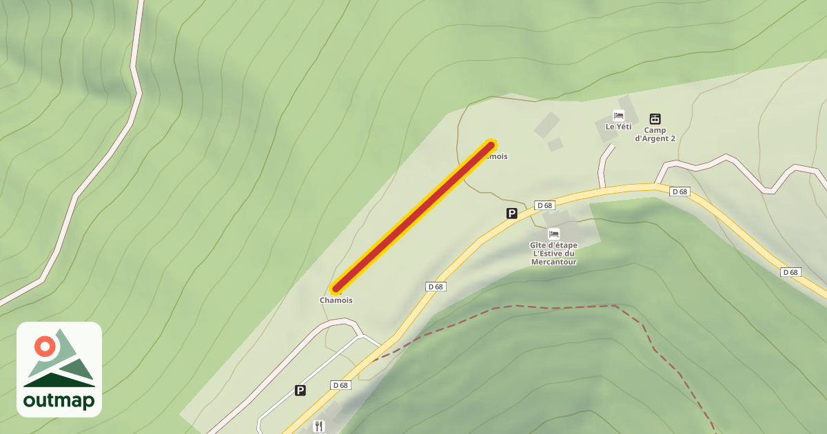 Map of Chamois