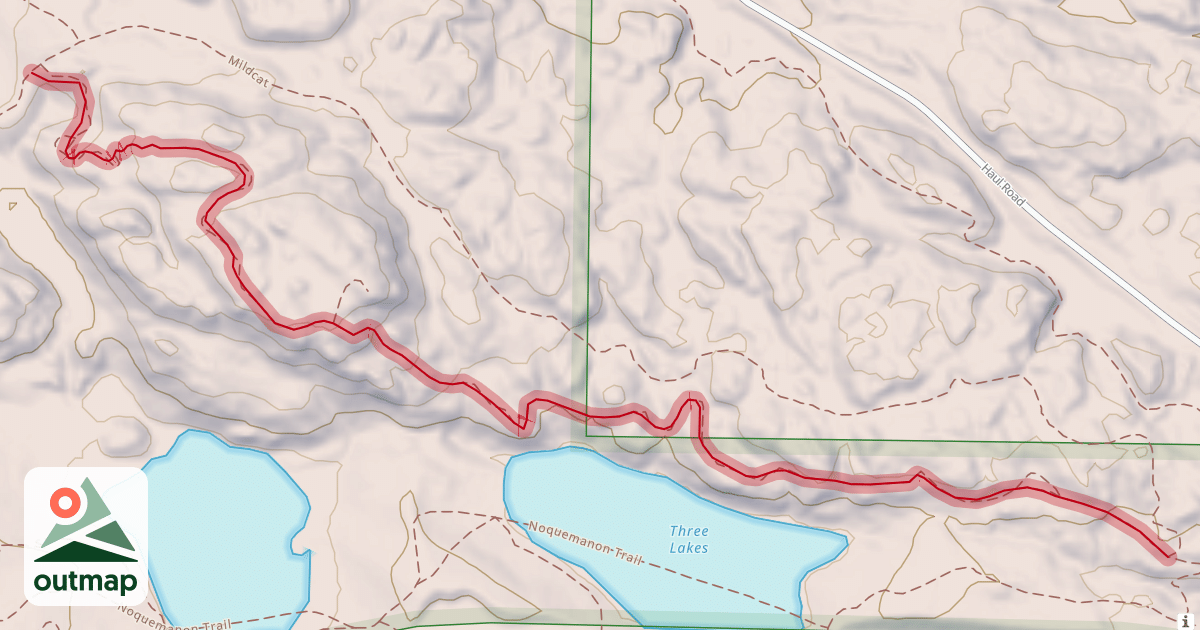 Map of Pine Knob