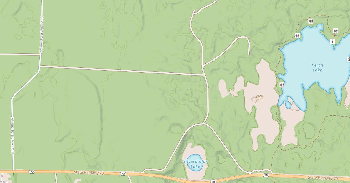 Map preview of SILVER DOLLAR ROAD