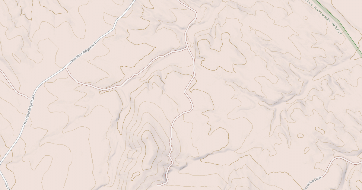 Map preview of BOXELDER RIDGE BR 2B