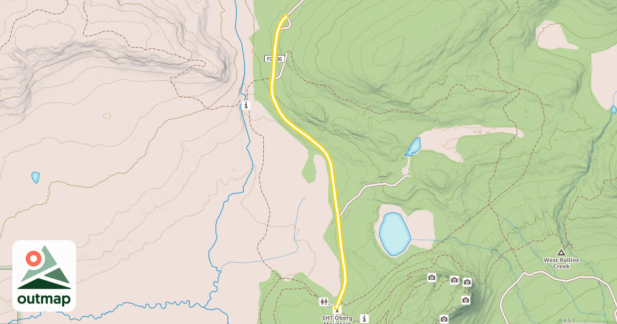 Map of Onion River Road