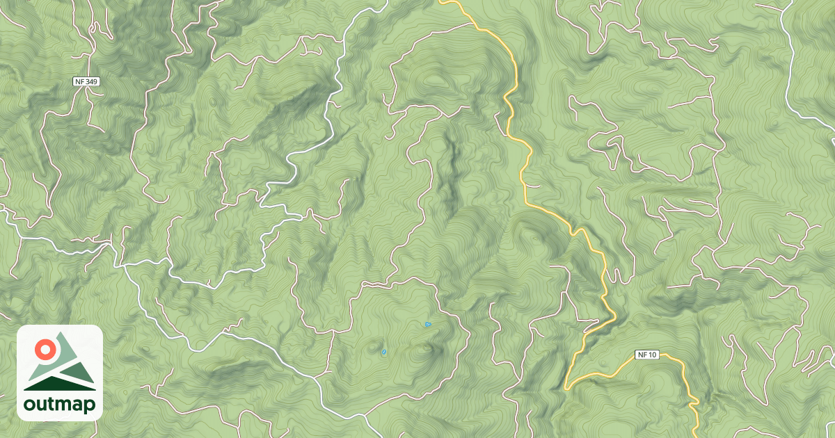 Map of PINNACLE PEAK