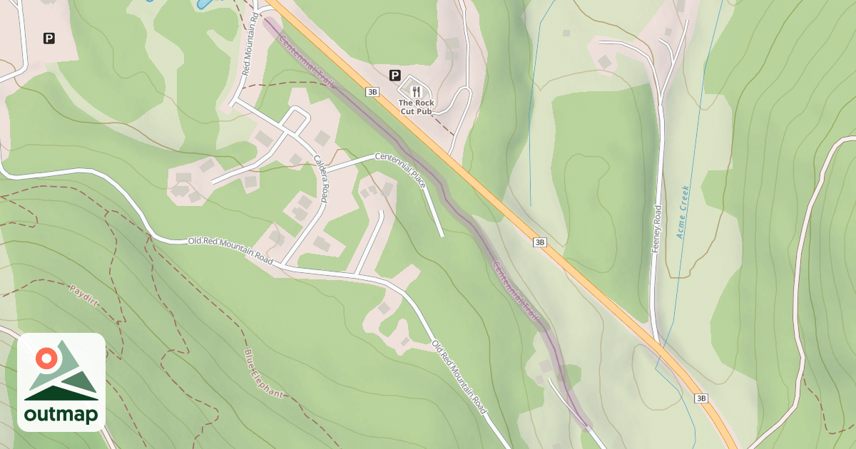 Map of Centennial Trail