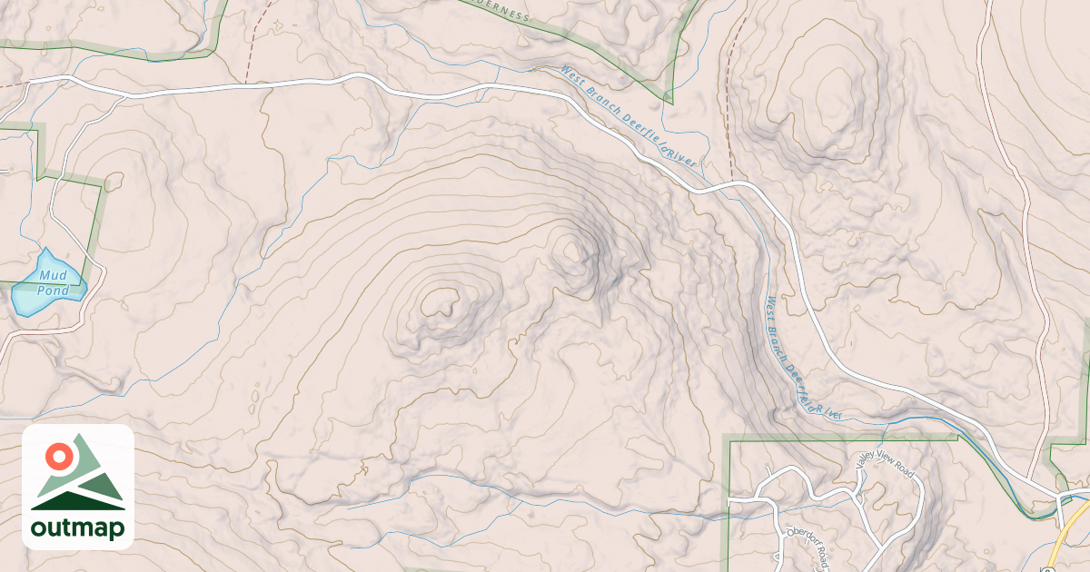 Map of WEST BRANCH