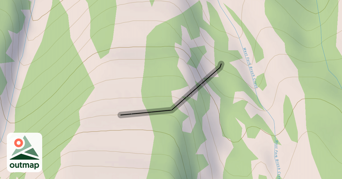Map of Buckskin Cliffs
