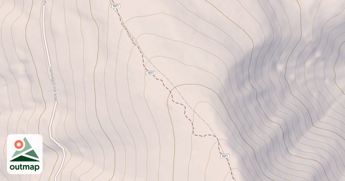 Map of Gold Hill