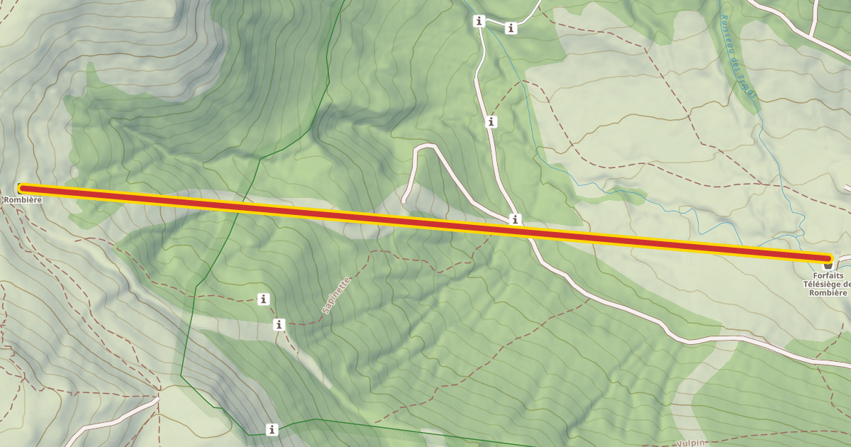 Map preview of Rombière