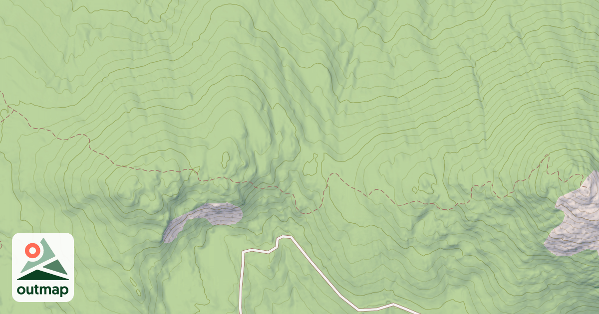 Map of Granite Peak