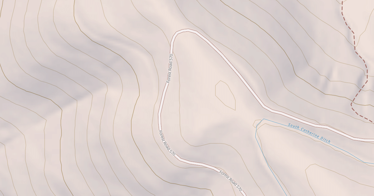 Map preview of USFS National Forest System Roads {125BC4C1-CF84-488A-BE3D-A7B357515196}