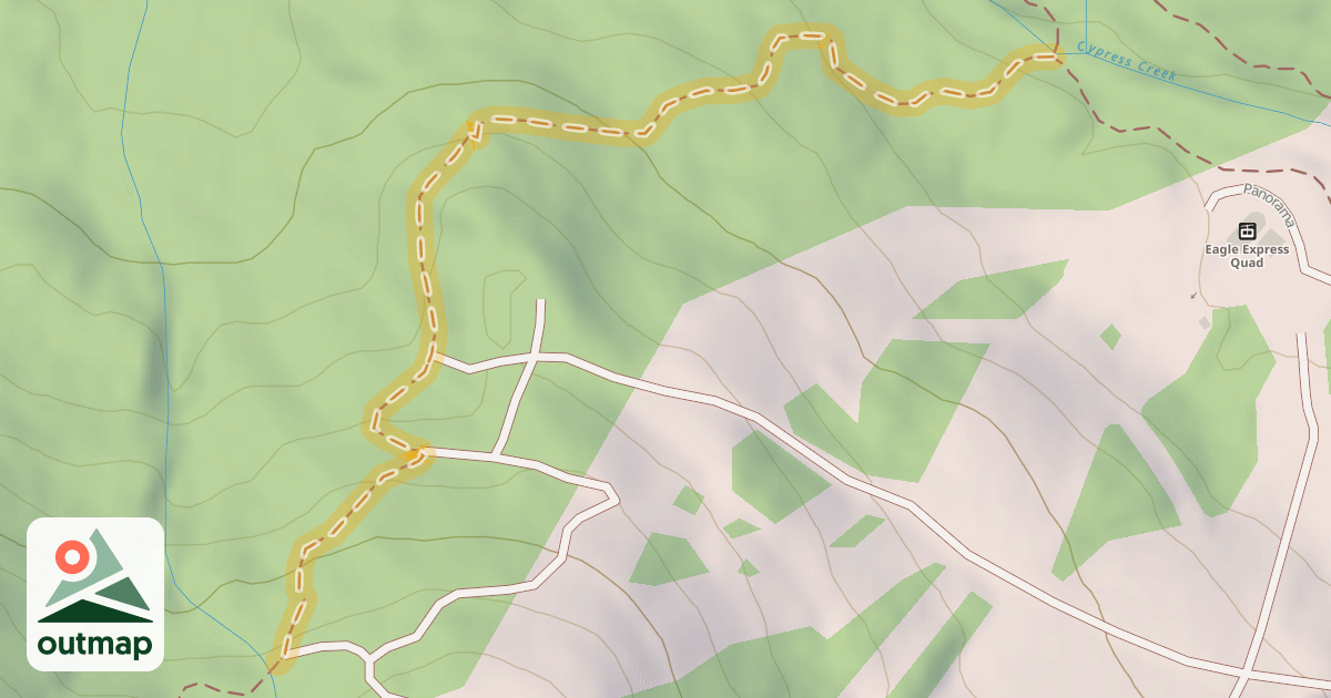 Map of Black Mountain Trail