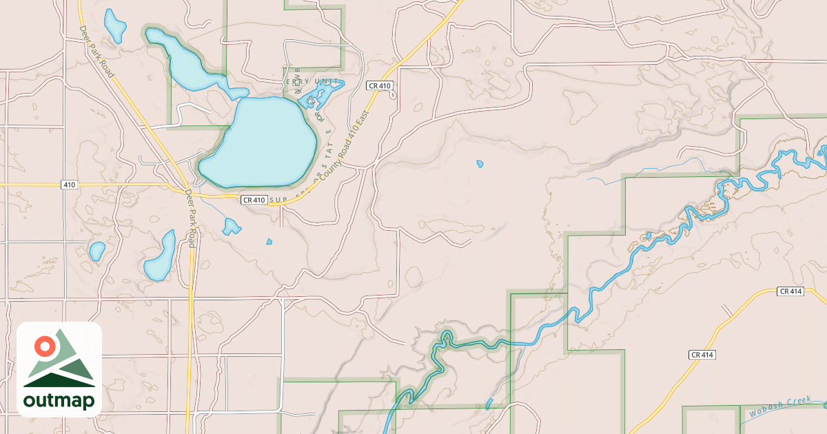 Map of Two-heart Trail