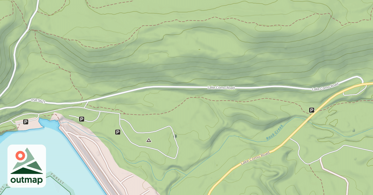 Map of (FDR) LAKE COMO CAMP