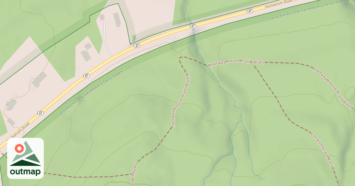 Map of Halfway House Trail
