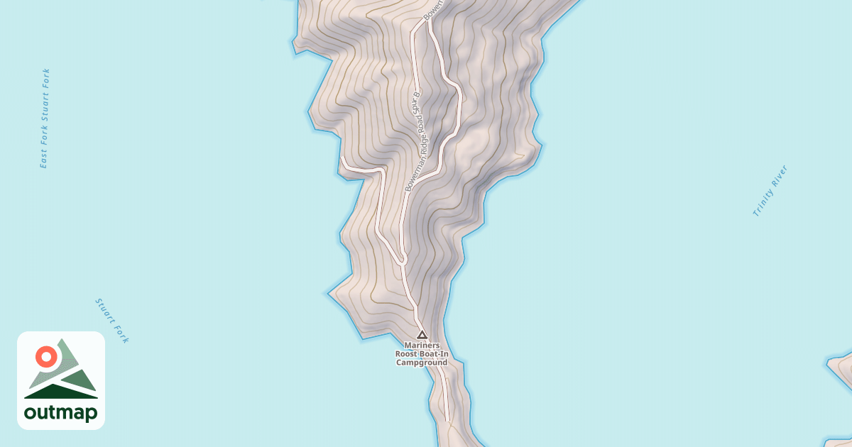 Map of BOWERMAN RIDGE