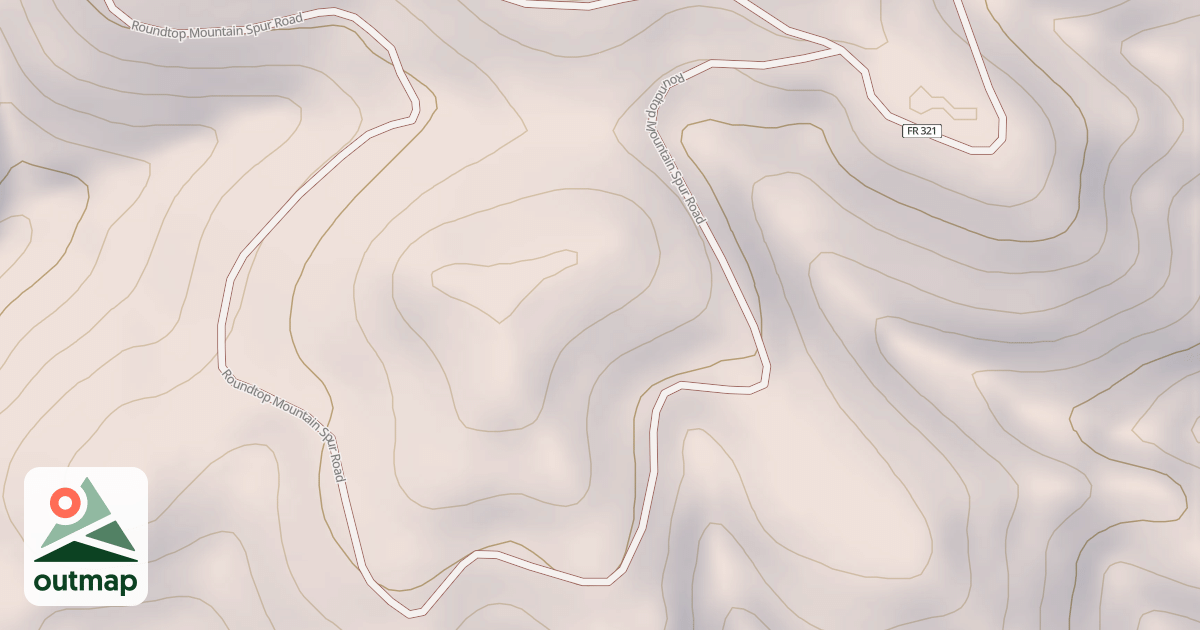 Map of ROUNDTOP MTN SPUR