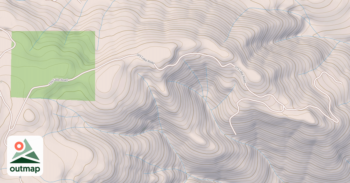 Map of DRY LAKE