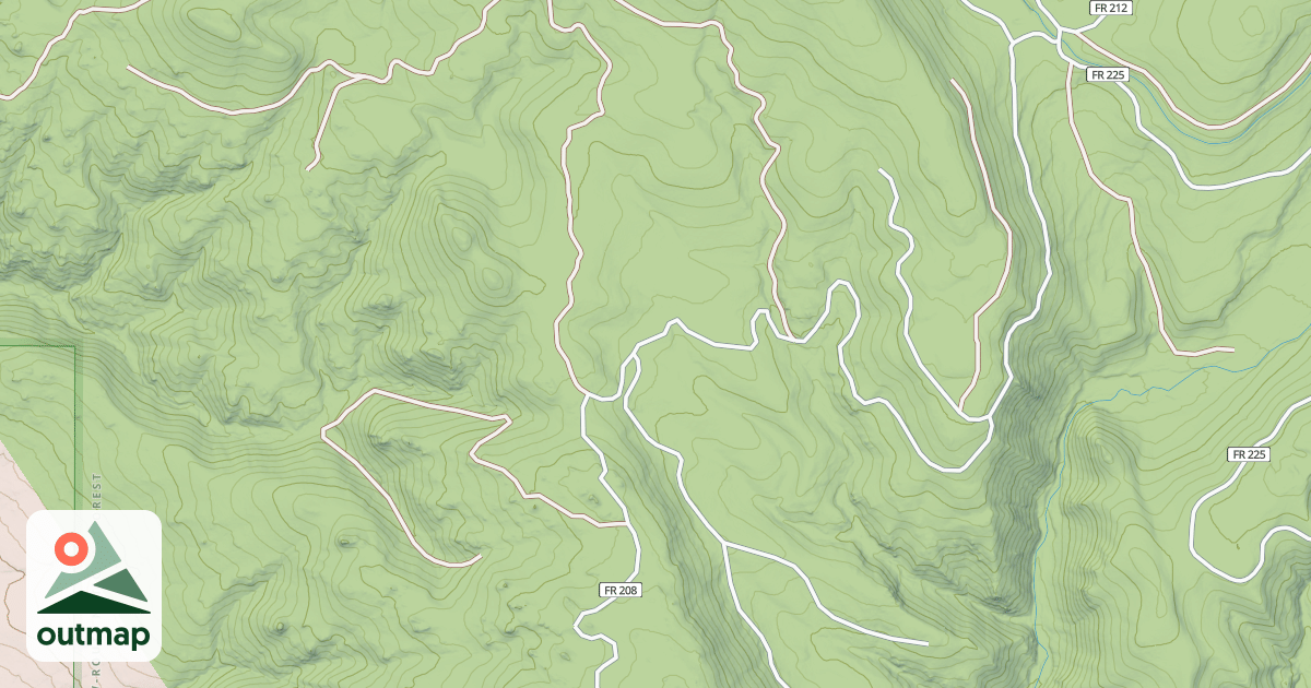 Map of CORRAL CREEK