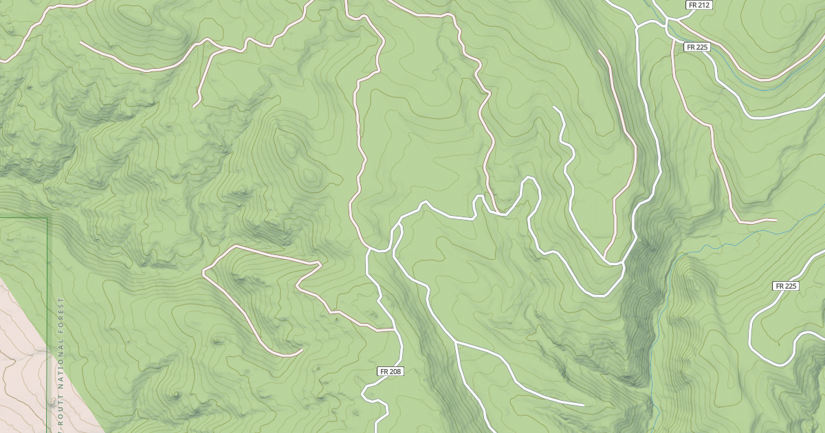 Map preview of CORRAL CREEK