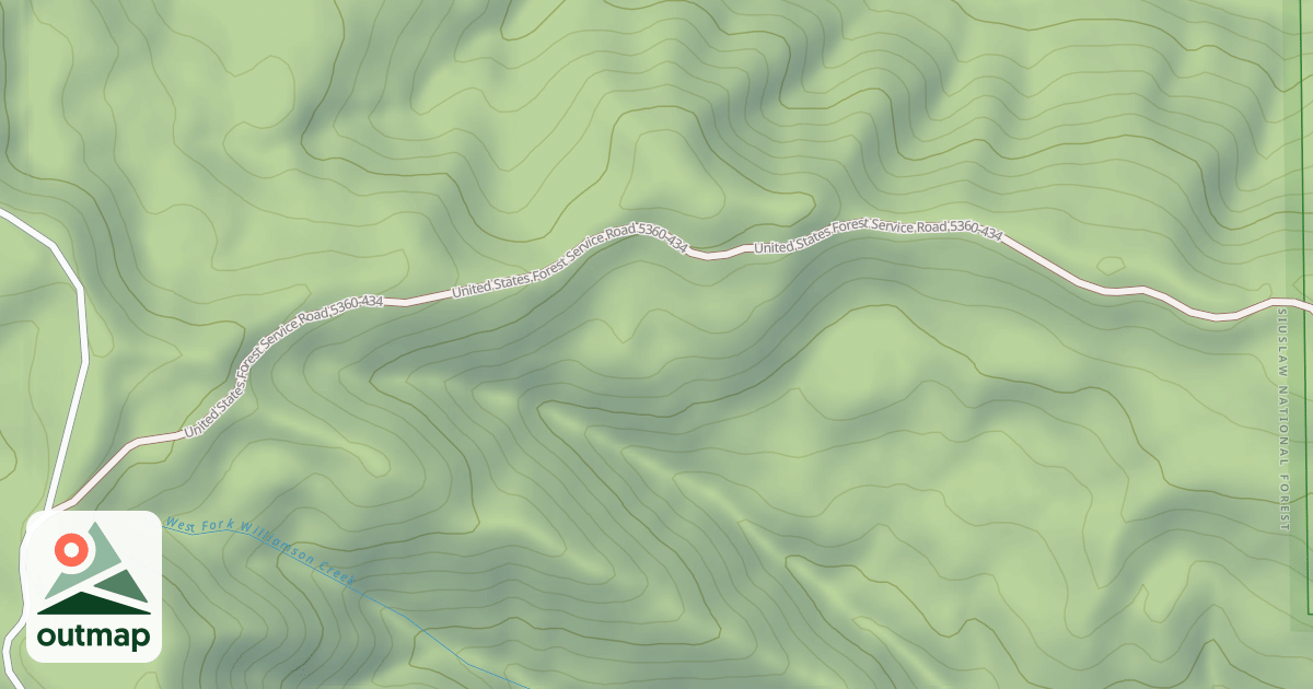 Map of USFS Motor Vehicle Use Map Roads {7A4480D6-1471-4A7A-B0A1-BF668326E7CA}