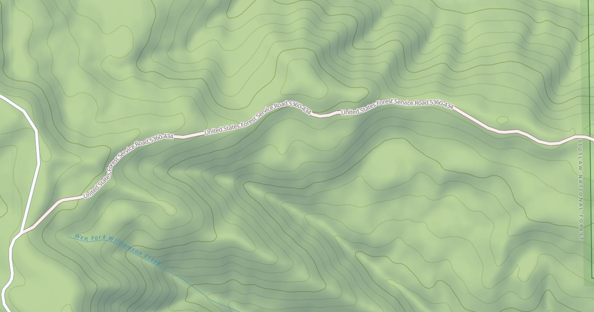 Map preview of USFS Motor Vehicle Use Map Roads {7A4480D6-1471-4A7A-B0A1-BF668326E7CA}