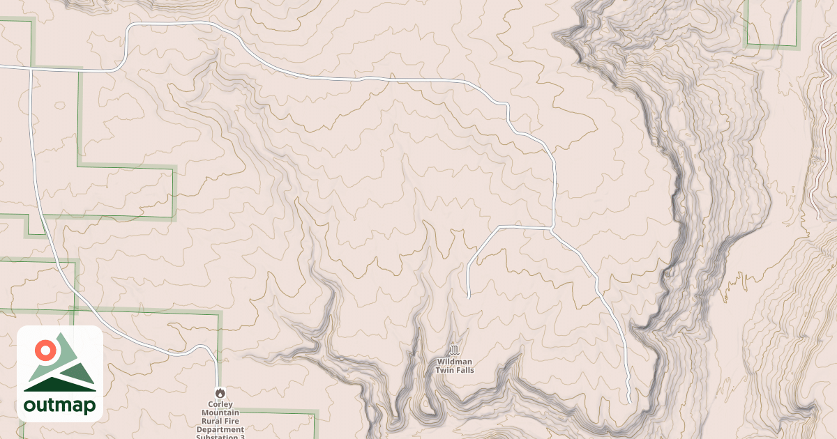 Map of PINEY GROVE