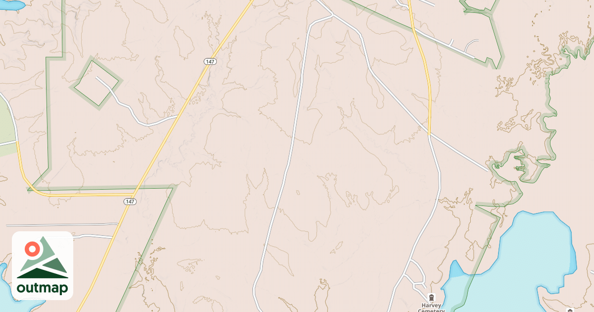Map of HOG BRANCH