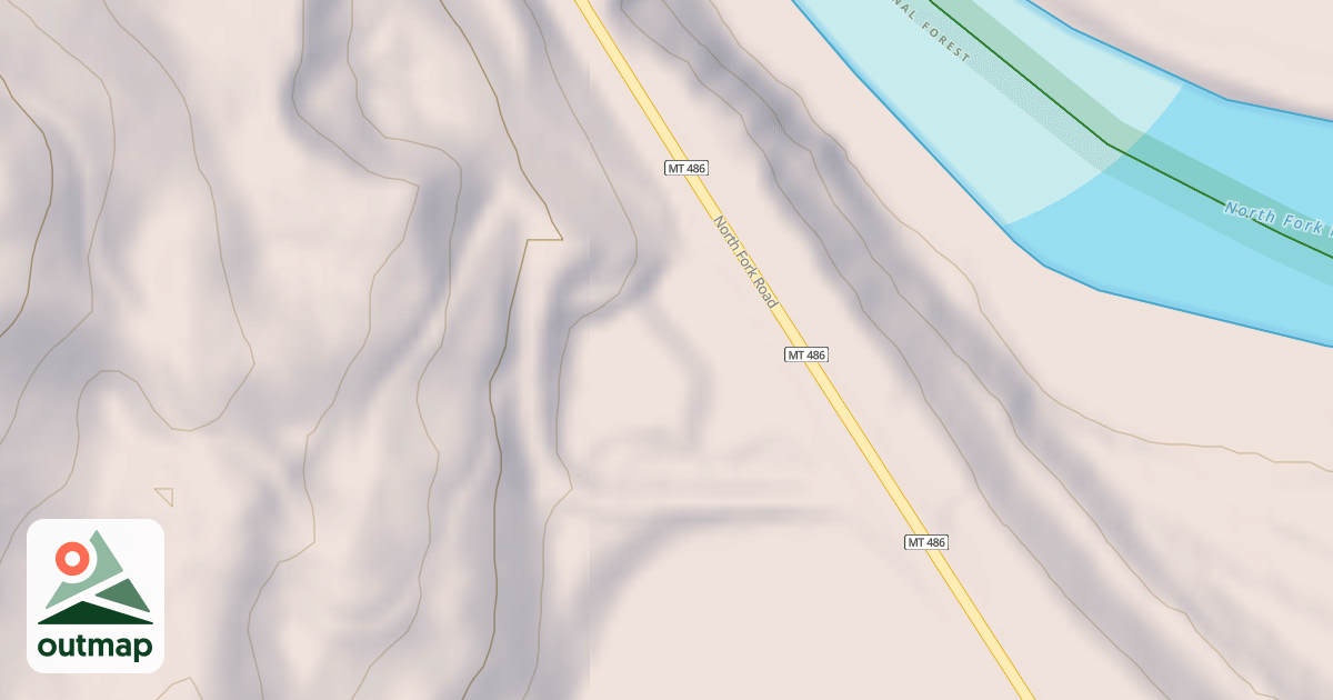 Map of GLACIER UNCLASSIFIED