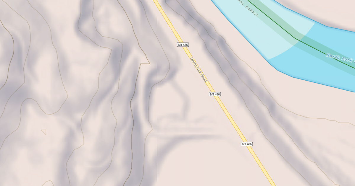 Map preview of GLACIER UNCLASSIFIED