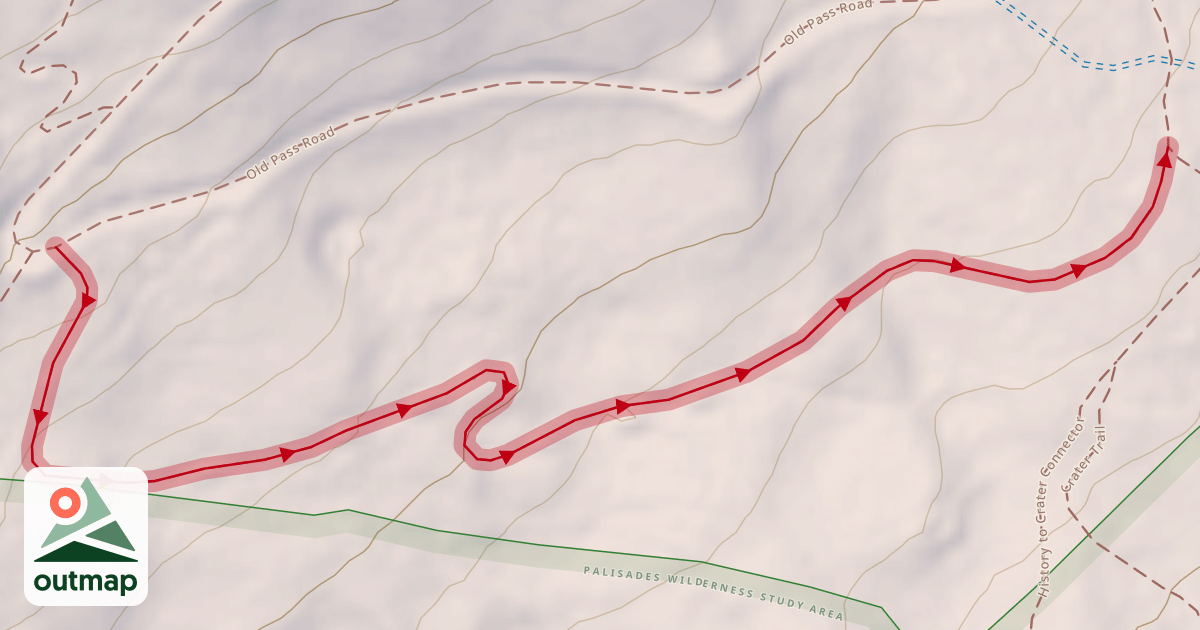 Map of Powerline Jumps (Bicycle Only Downhill Only)