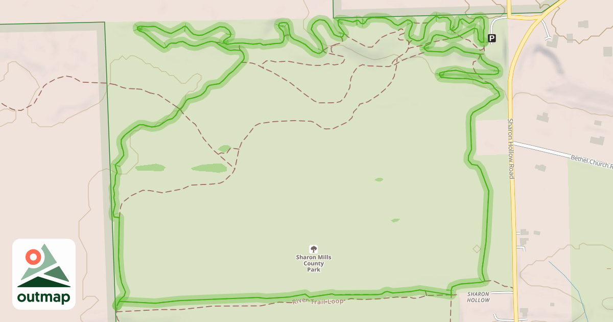Map of Hill Trail