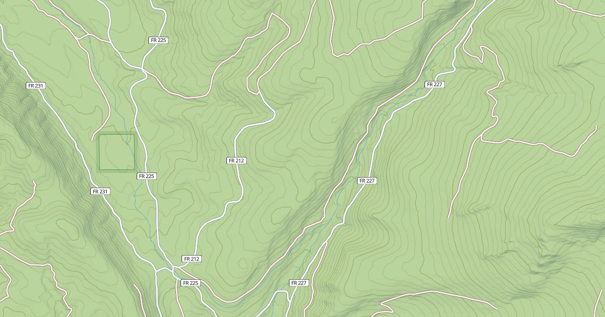Map preview of HIGH LINE DITCH