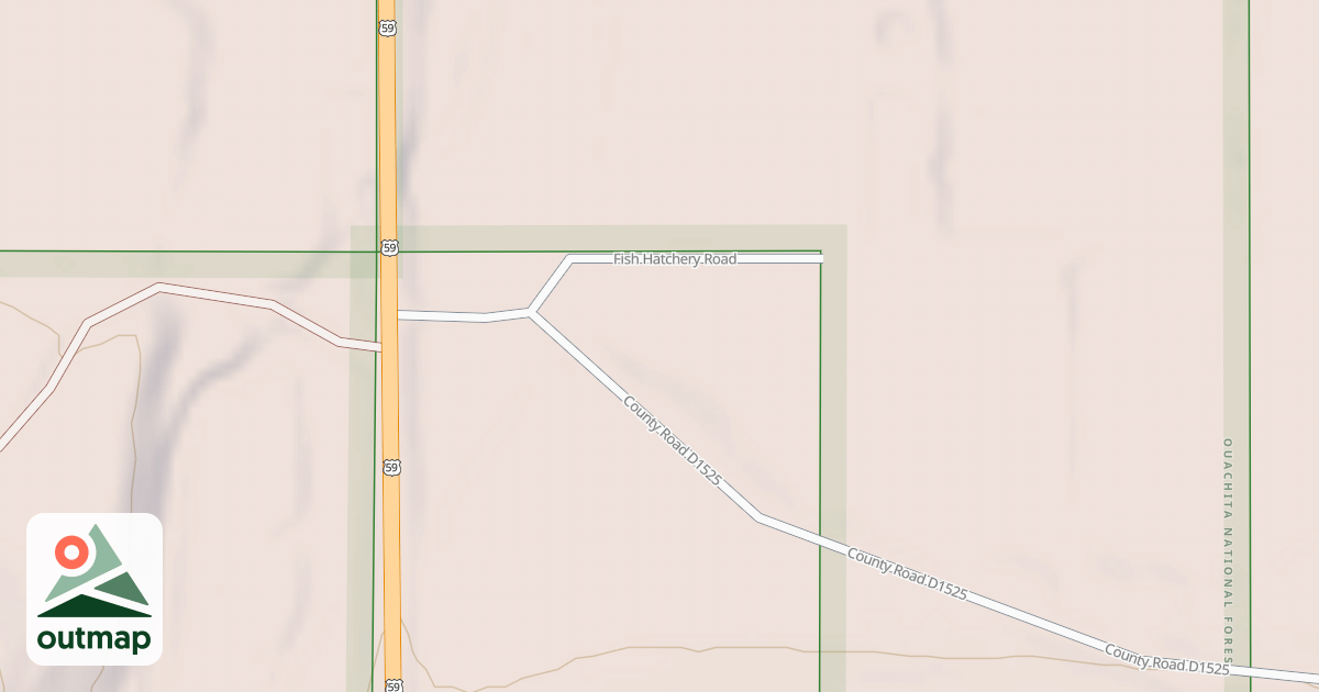 Map of CHOCTAW WORK CENTER