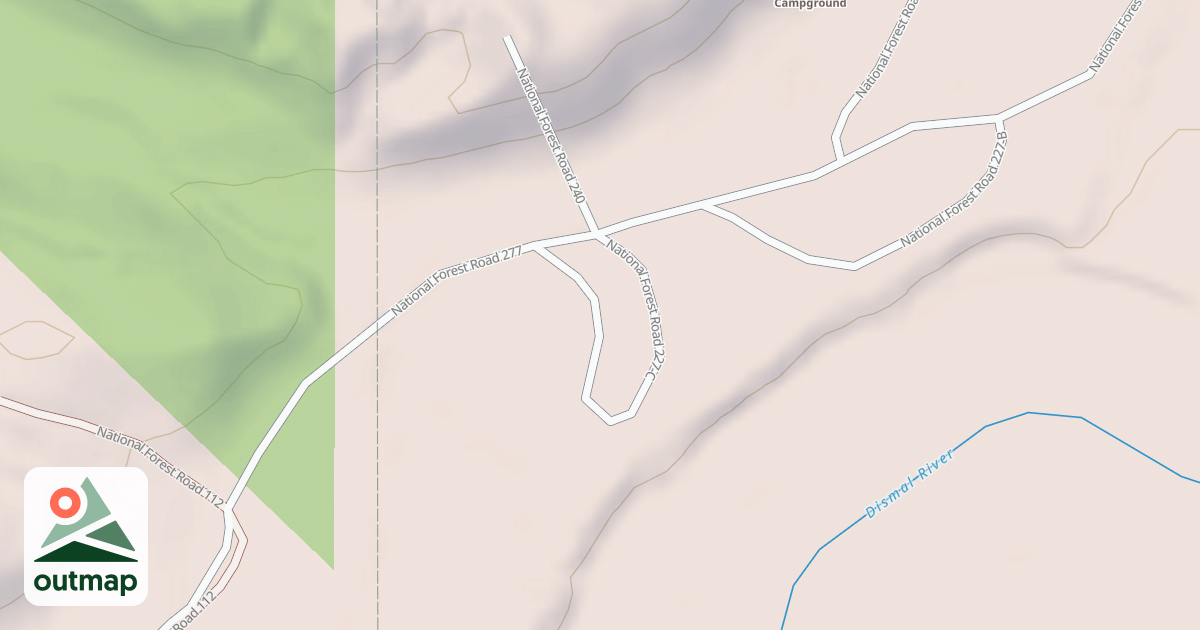 Map of WHITETAIL CAMPGROUND LOOP C
