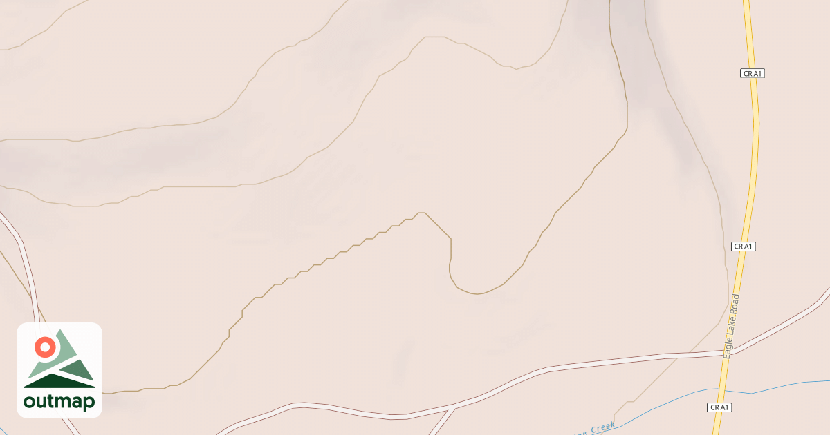 Map of CAVE RIDGE SPUR NORTH