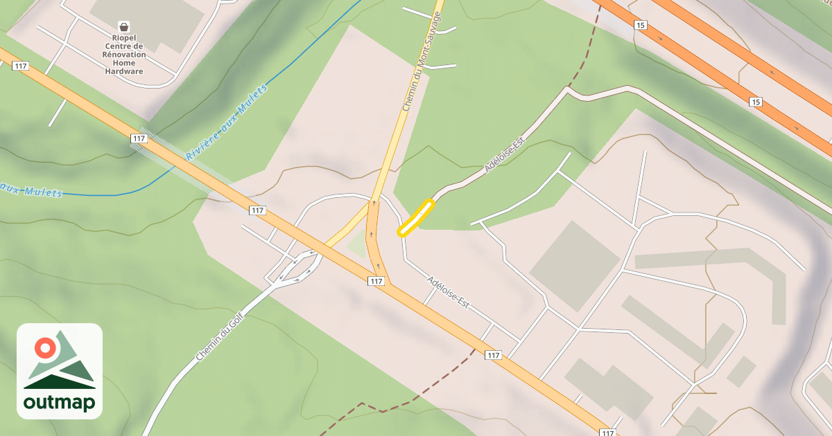Map of Adéloise-Est