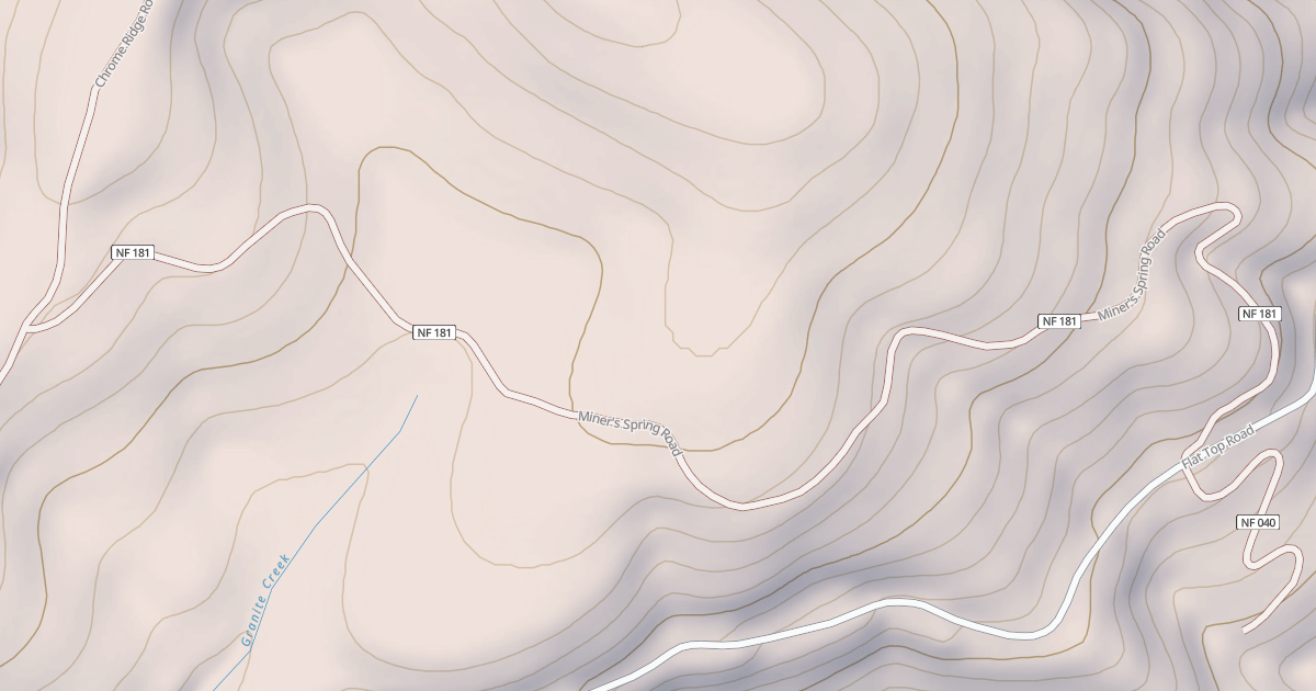 Map preview of MINERS SPRING