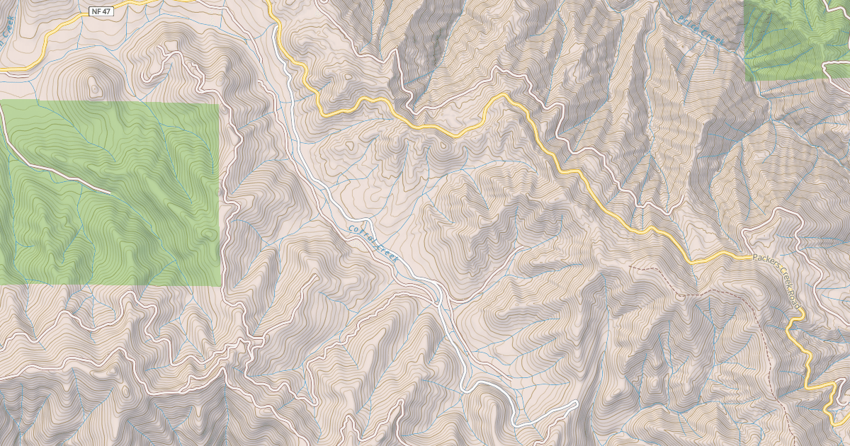Map preview of CORRAL CREEK