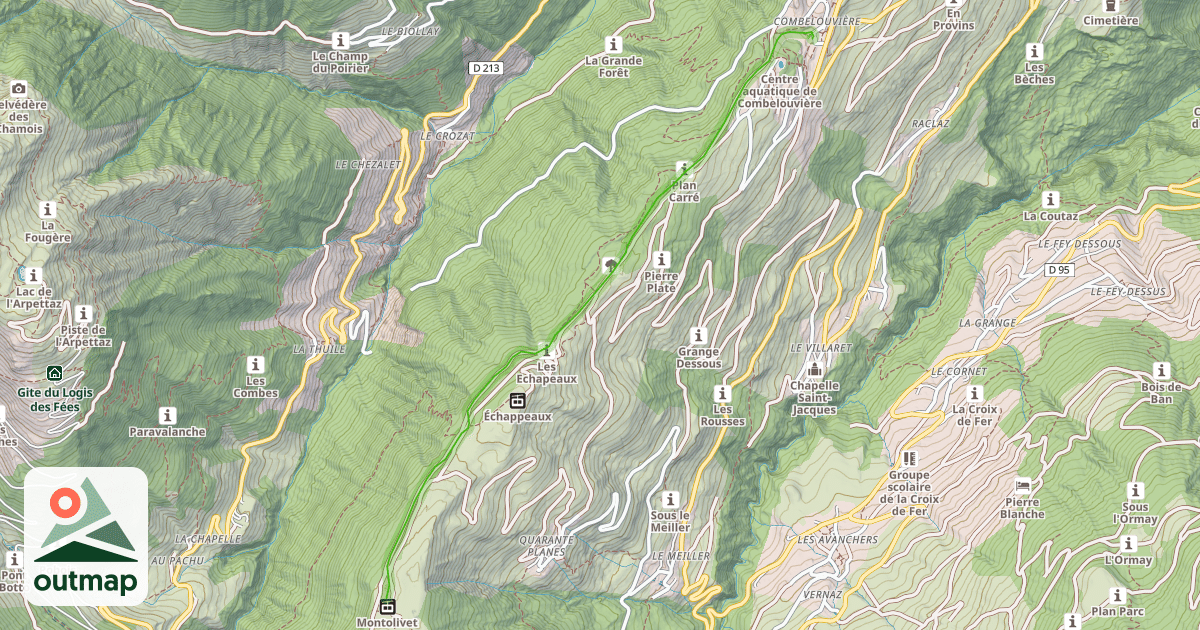 Map of Chantemerle