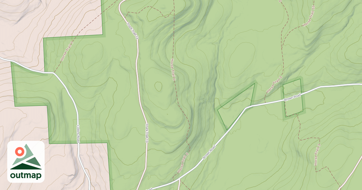 Map of Horse Trail 6
