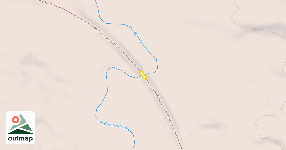 Map of Down East Sunrise Trail