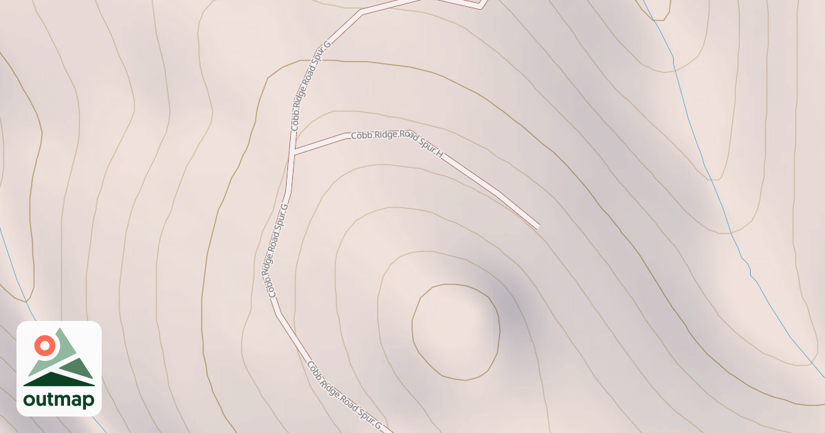 Map of COBB RIDGE