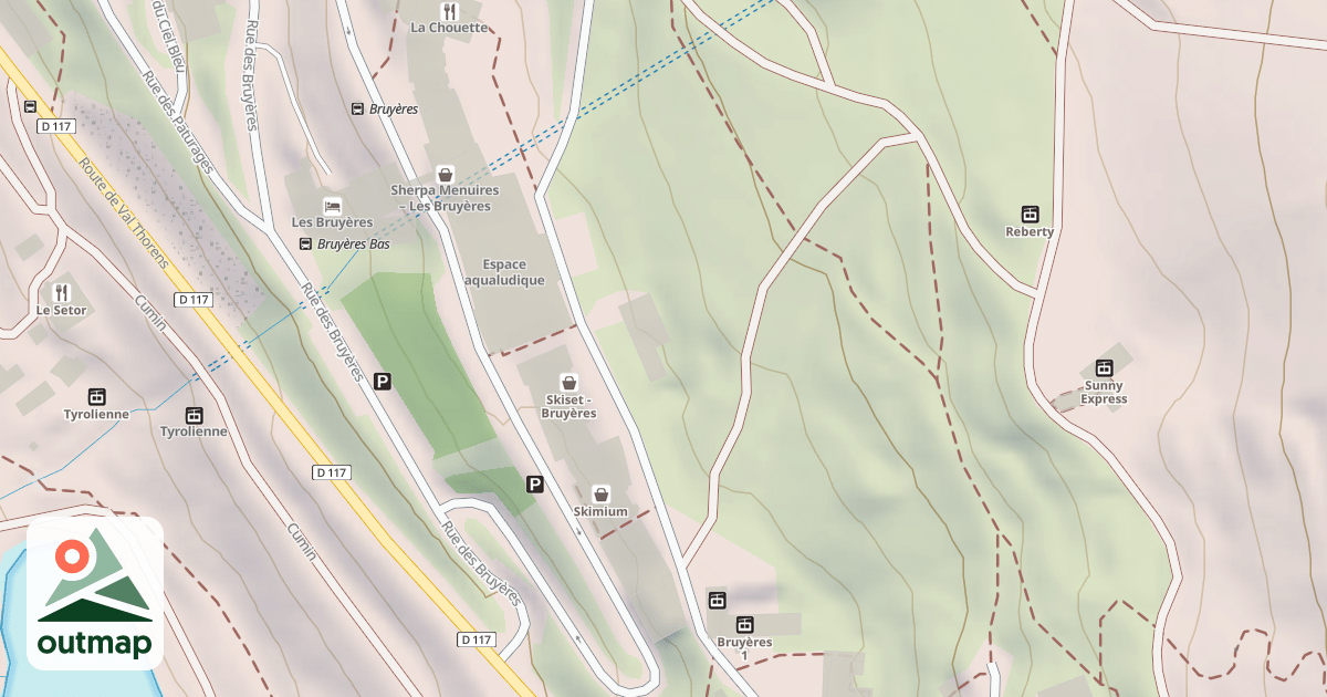 Map of La Mine