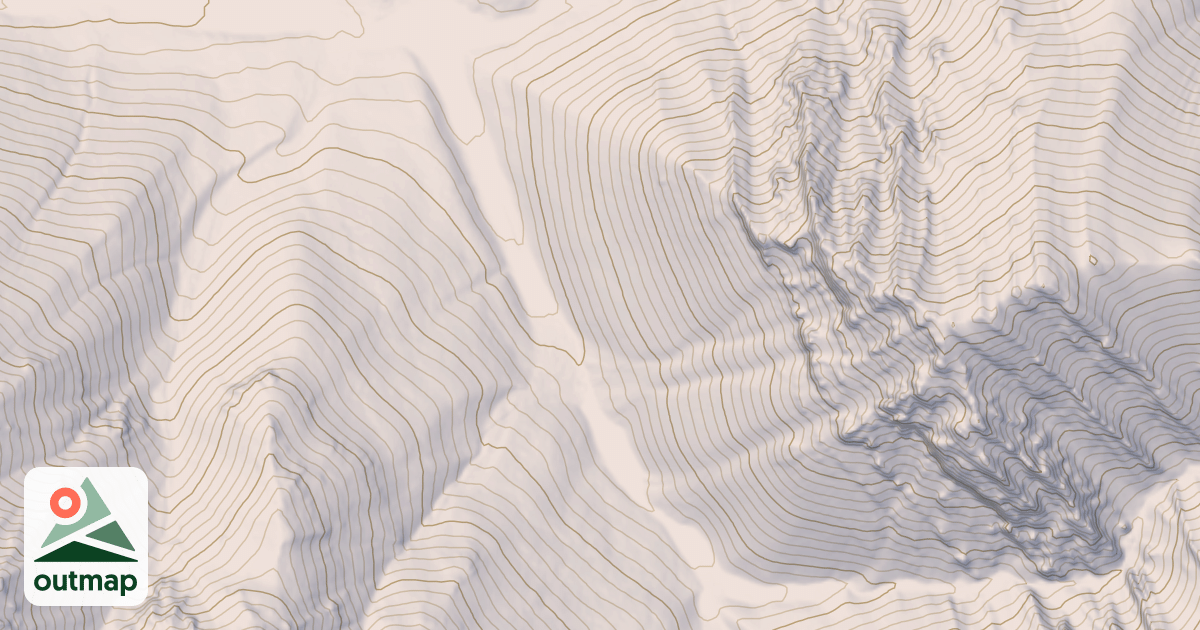 Map of WOOD CANYON, SPUR #2
